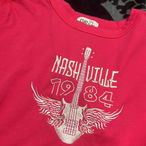 RUE 21 PINK NASHVILLE 1984 SHIRT - Picture 2 of 3